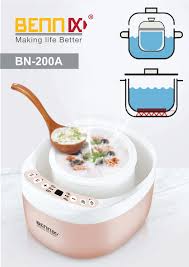 [Hàng Chính hãng] Nồi chưng yến, nấu chậm Bennix BN-200A Dung tích 2L