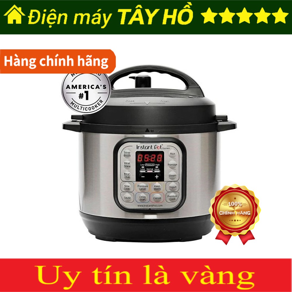 [GIẢM 30%] [HÀNG CHÍNH HÃNG] Nồi áp suất đa năng instant Pot Duo 60 / instant pot Duo 60V5 5,7L 7 in 1 - Xuất xứ Thương hiệu Canada
