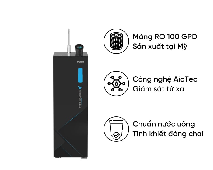 [HÀNG CHÍNH HÃNG] Máy lọc nước Hydro-ion kiềm Karofi KAE-S68