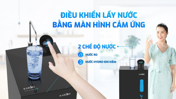 [HÀNG CHÍNH HÃNG] Máy lọc nước Hydro-ion kiềm Karofi KAE-S68