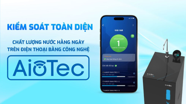 [HÀNG CHÍNH HÃNG] Máy lọc nước nóng lạnh Hydro-ion kiềm Karofi KAE-S86