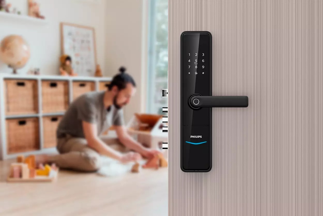 [Hàng chĩnh hãng] Khóa cửa thông minh philips DDL603E-5HWS