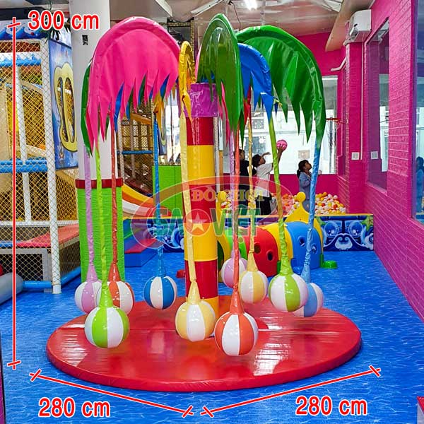 [HÀNG CHÍNH HÃNG] Đu quay cây dừa cho bé ở khu vui chơi NL0611E