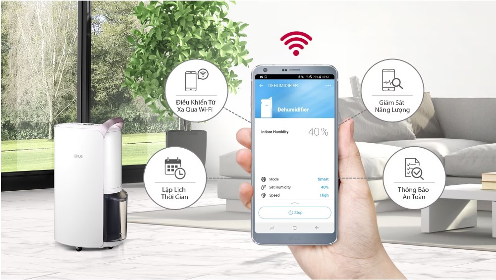 [HÀNG CHÍNH HÃNG] Phụ kiện máy hút ẩm LG Dual Inverter MD16GQSE0.ABAE