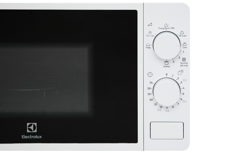 [ELECTROLUX | EMG20K38GWP] [HÀNG CHÍNH HÃNG]Lò vi sóng có nướng Electrolux EMG20K38GWP 20 lít