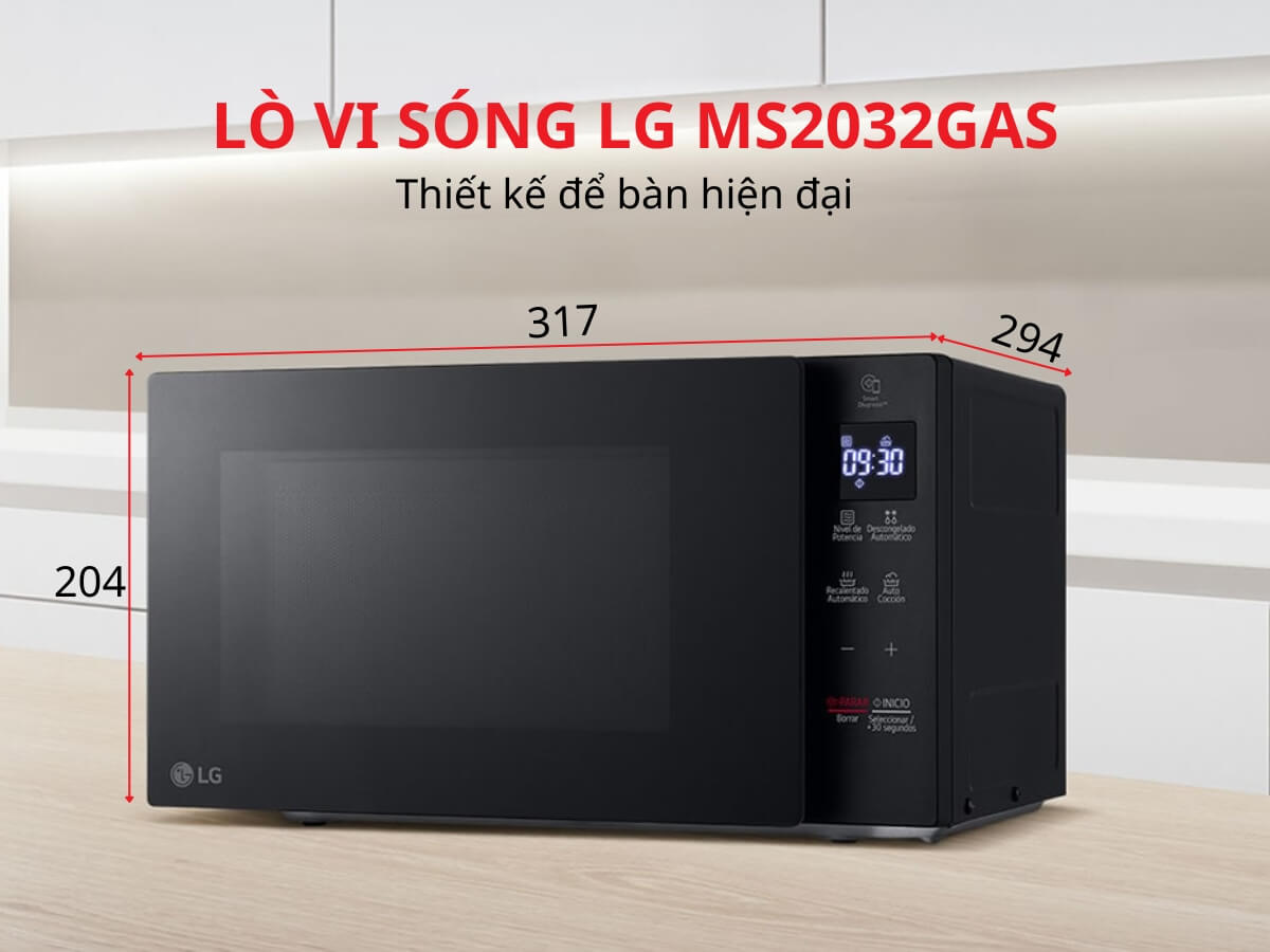 Lò Vi Sóng LG MS2032GAS 20L