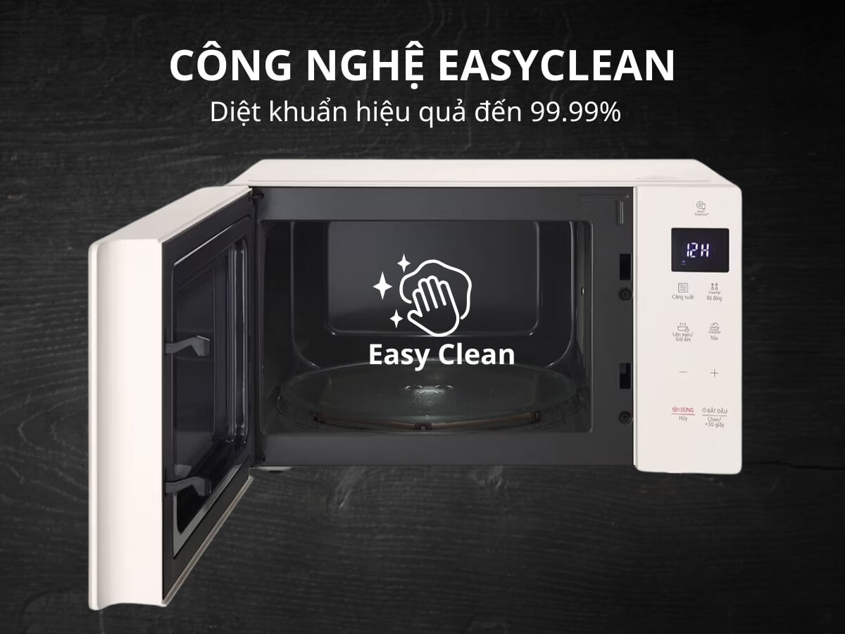 Lò Vi Sóng LG NeoChef™ 25l Inverter màu Be MS2535GIK