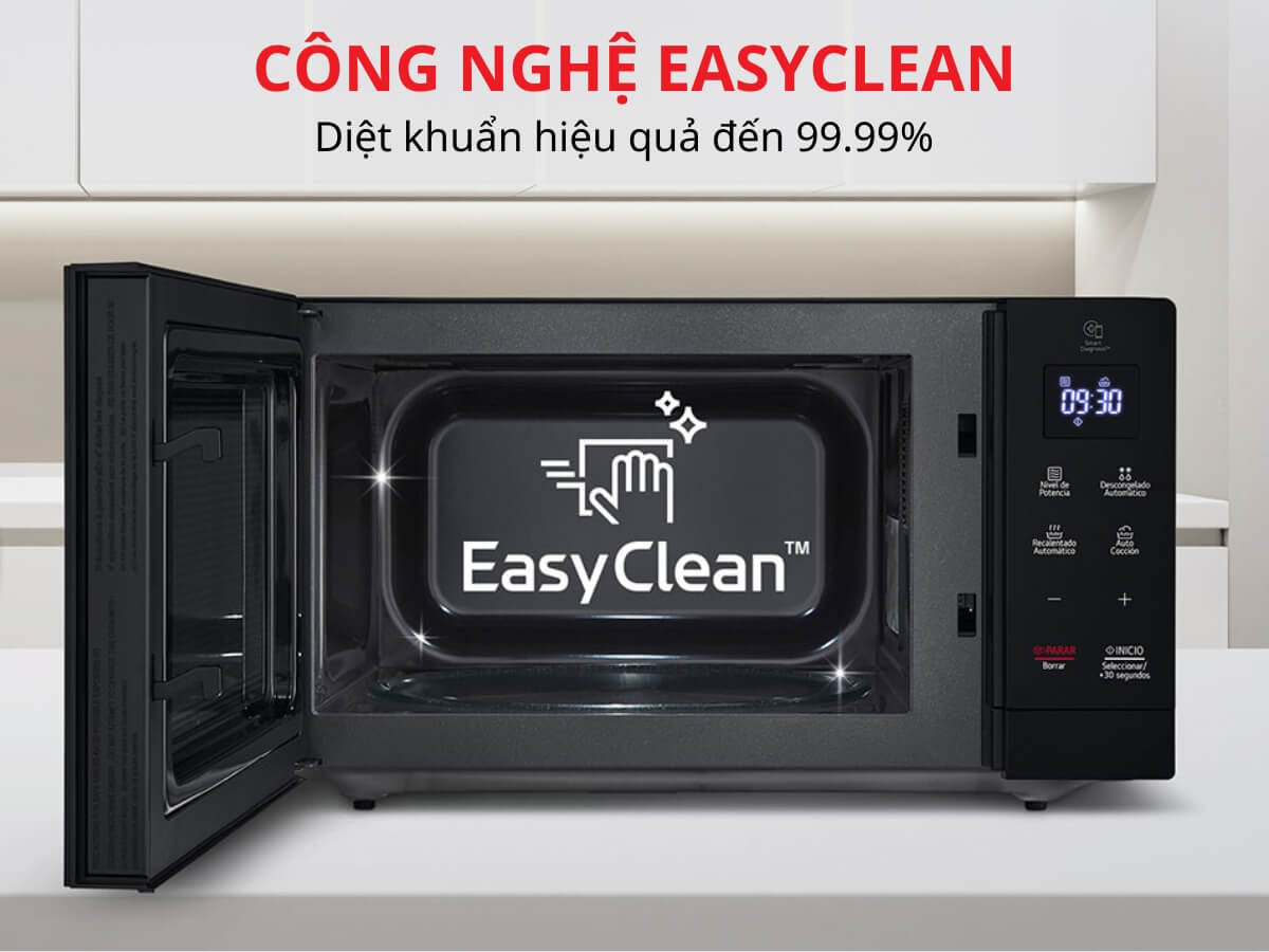 [HÀNG CHÍNH HÃNG] Lò Vi Sóng LG 30 Lít NeoChef™ MS3032JAS không nướng
