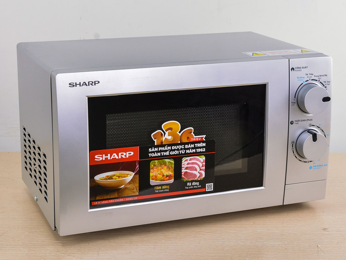 [HÀNG CHÍNH HÃNG] Lò vi sóng Sharp R-207VN-SL