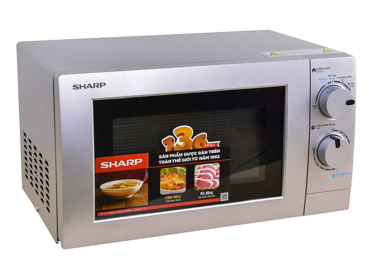[HÀNG CHÍNH HÃNG] Lò vi sóng Sharp R-207VN-SL