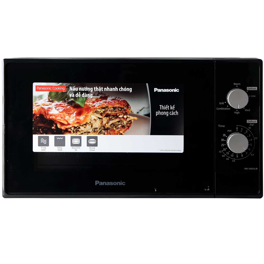 [BẢO HÀNH CHÍNH HÃNG] Lò vi sóng Panasonic NN-GM24JBYUE - 20L