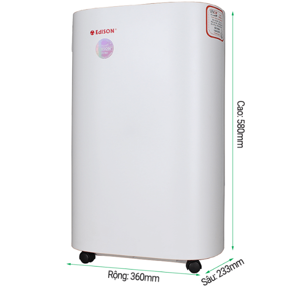 [HÀNG CHÍNH HÃNG] Máy hút ẩm Edison ED-27BE 27 lít/ngày