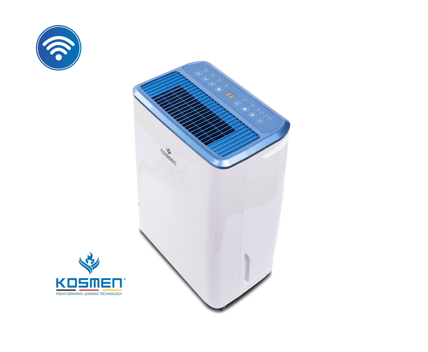 [HÀNG CHÍNH HÃNG] Máy hút ẩm Kosmen KM-12W / Kosmen KM-12N diện tích 40m2 12 lít