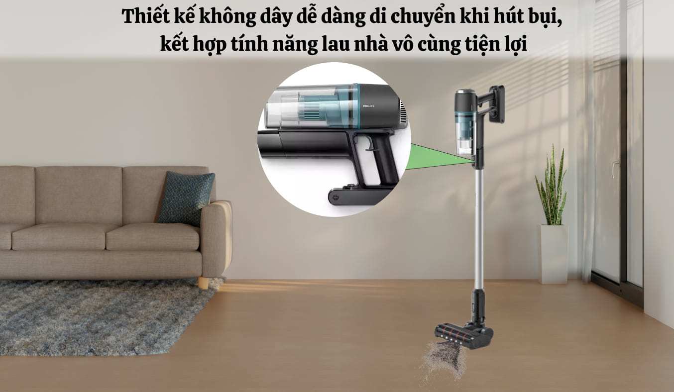 [Hàng chính hãng] Máy hút bụi không dây Philips XC3131/01