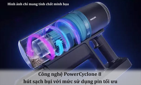[Hàng chính hãng] Máy hút bụi không dây Philips XC3131/01