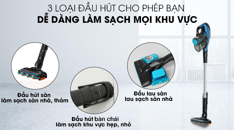[HÀNG CHÍNH HÃNG] Máy hút bụi không dây Philips FC6728