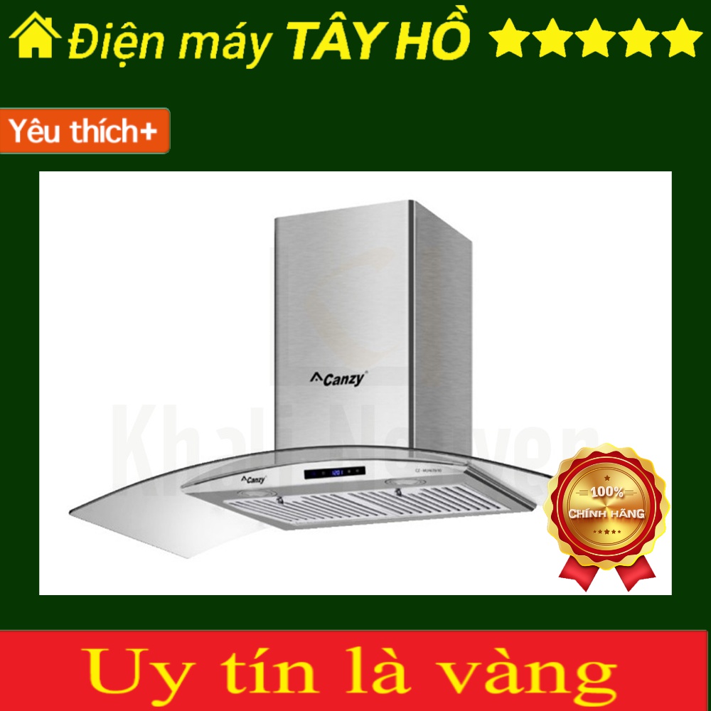 Máy hút mùi kính cong Canzy CZ MLH670 / CZ MLH690