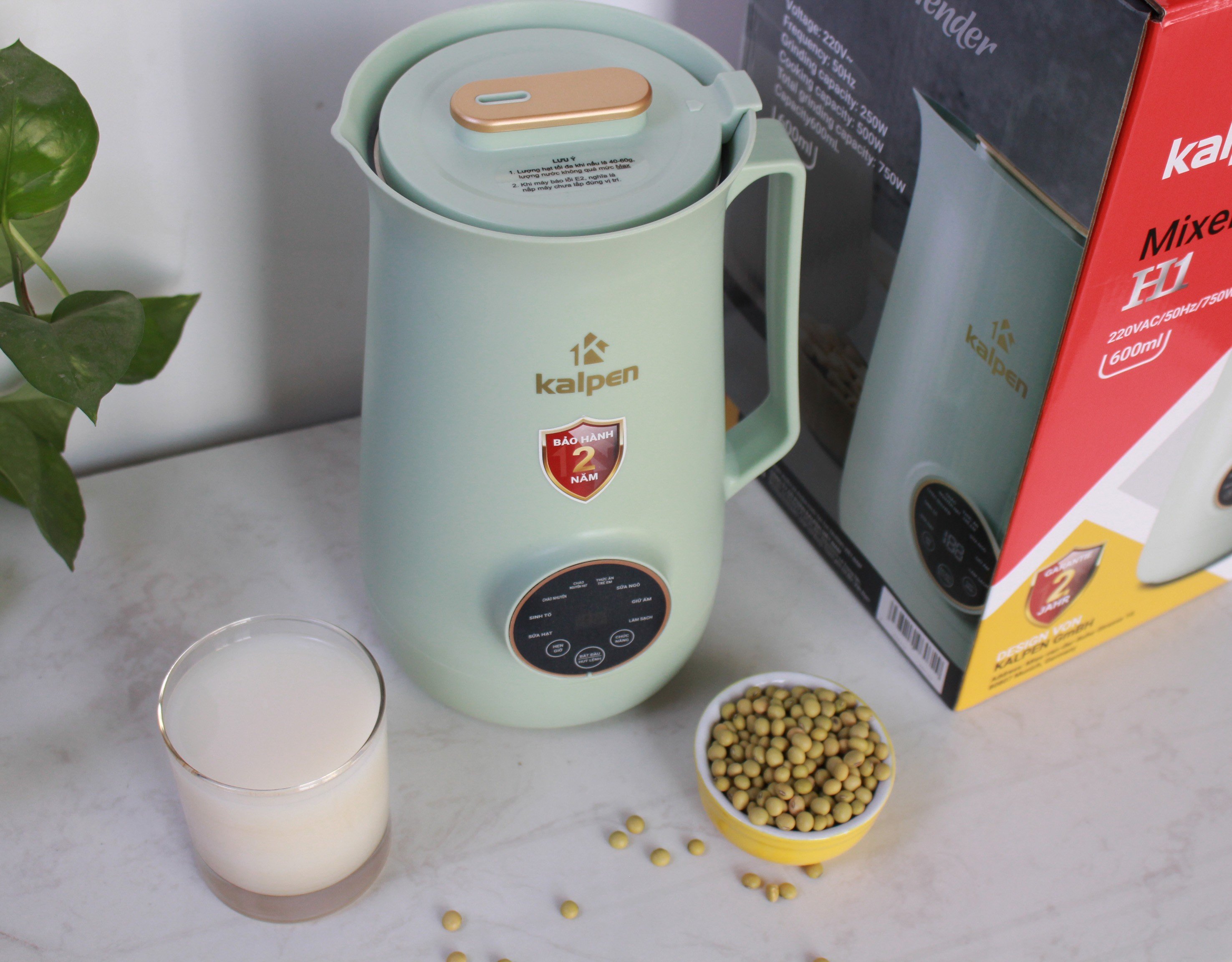 [HÀNG CHÍNH HÃNG] Máy Làm Sữa Hạt Kalpen H1-H2