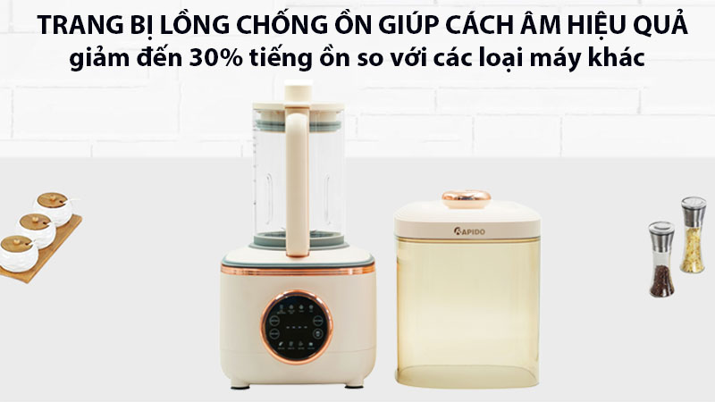 [HÀNG CHÍNH HÃNG] Máy làm sữa hạt Rapido RHB-600D