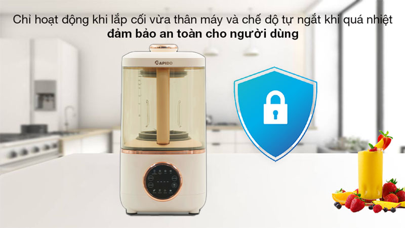 [HÀNG CHÍNH HÃNG] Máy làm sữa hạt Rapido RHB-600D