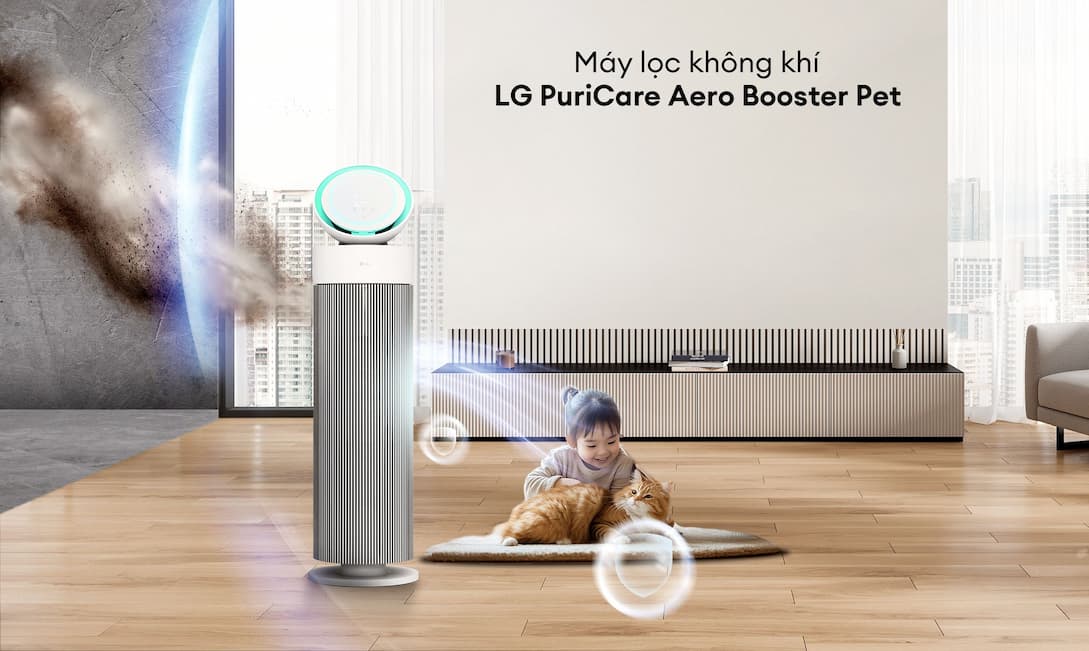 [HÀNG CHÍNH HÃNG] Máy lọc không khí LG LKK AS55GGSY0