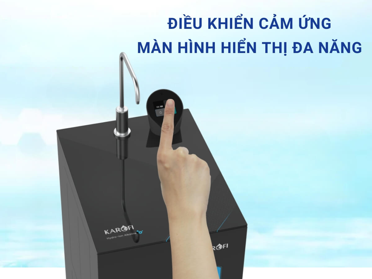 [HÀNG CHÍNH HÃNG] Máy lọc nước nóng lạnh Hydro-ion kiềm Karofi KAE-S86