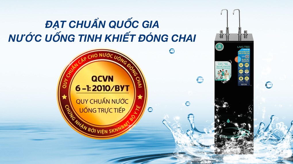 [HÀNG CHÍNH HÃNG] [KAROFI] Máy lọc nước RO nóng nguội Livotec 635 10 lõi