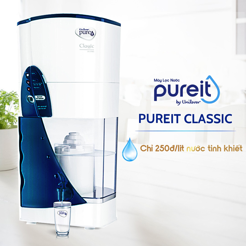 [HÀNG CHÍNH HÃNG] Máy lọc nước Unilever Pureit Classic RPBW5
