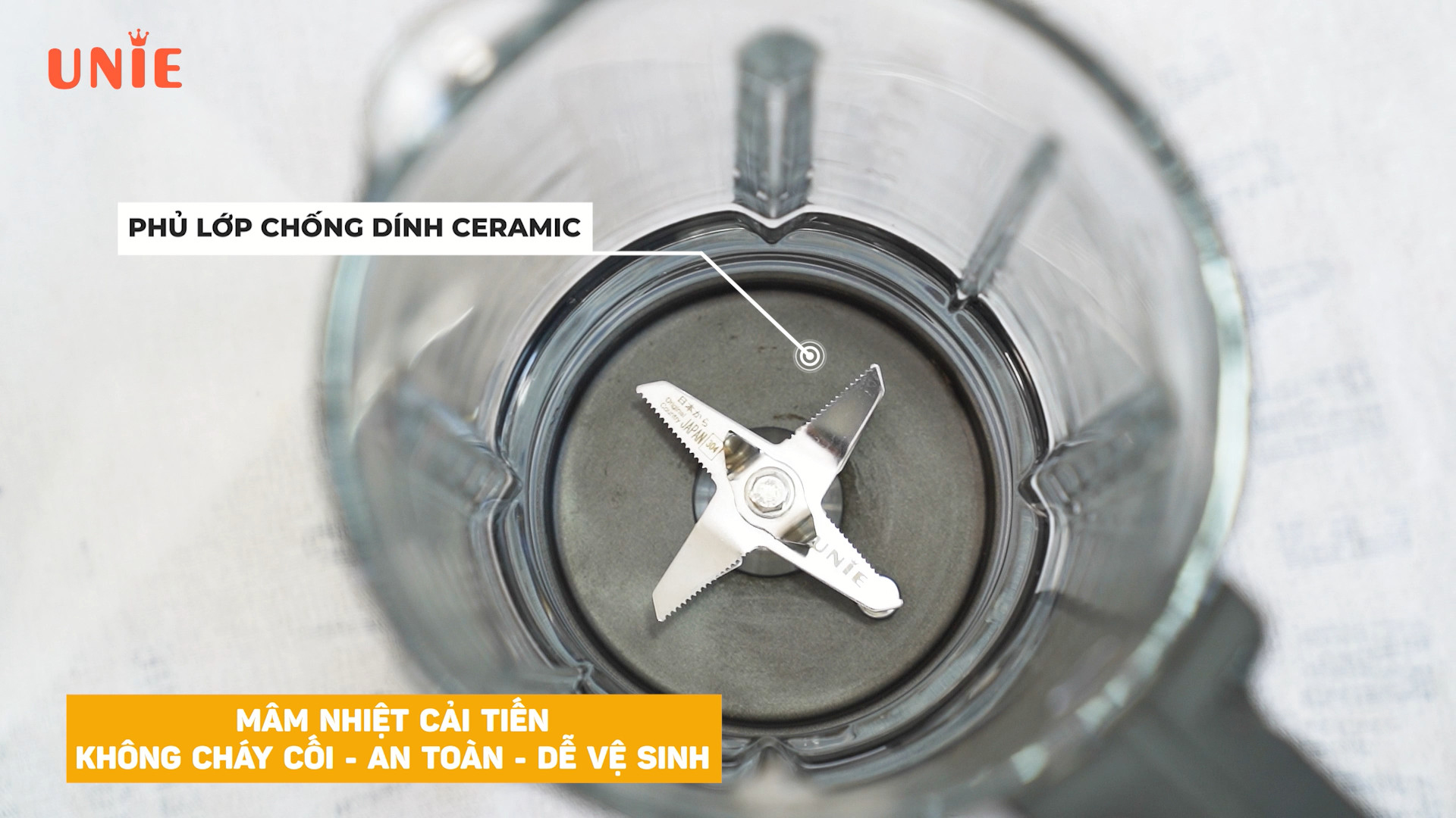 [CHÍNH HÃNG] Máy làm sữa hạt UNIE V6S
