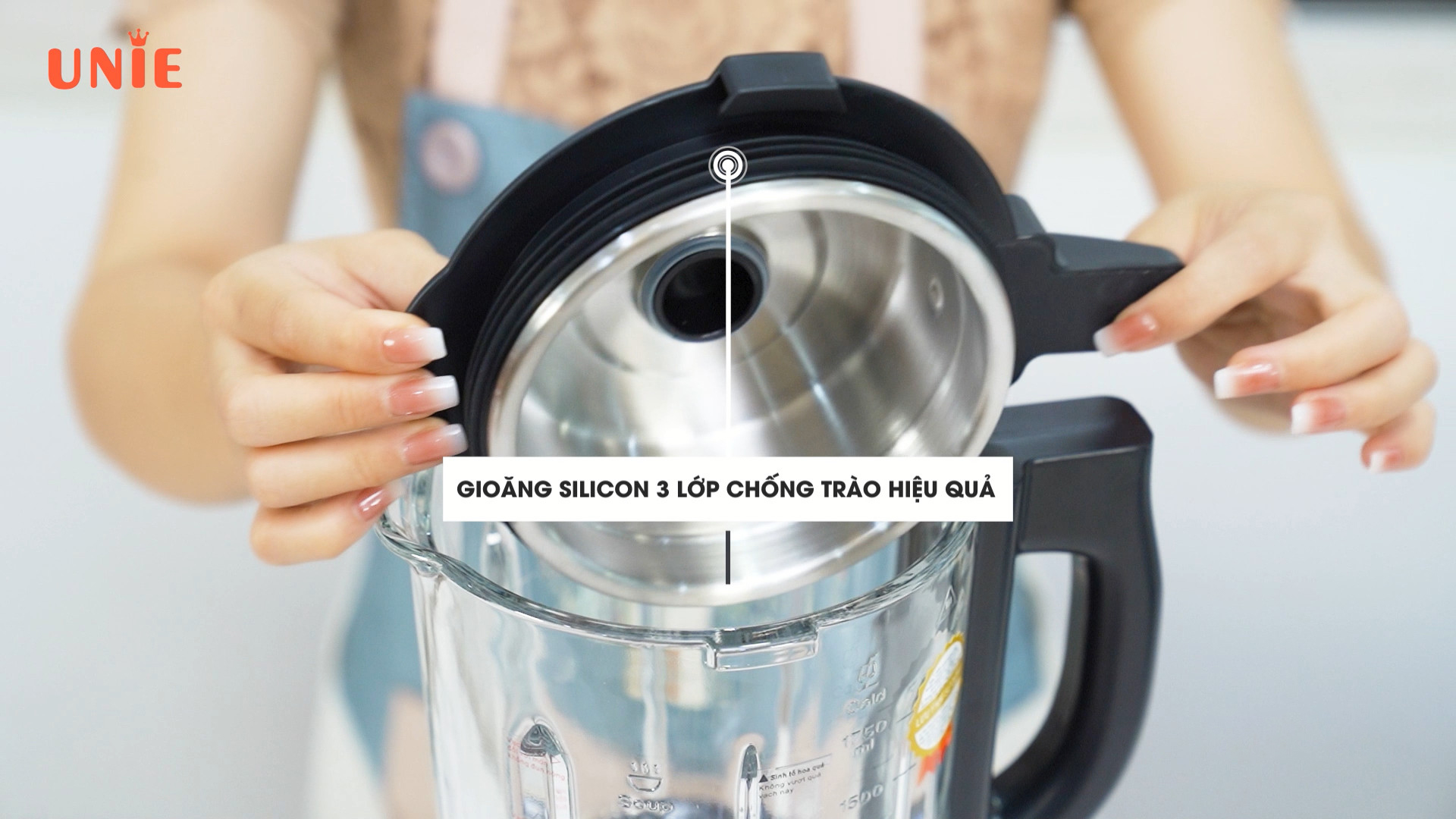 [CHÍNH HÃNG] Máy làm sữa hạt UNIE V6S