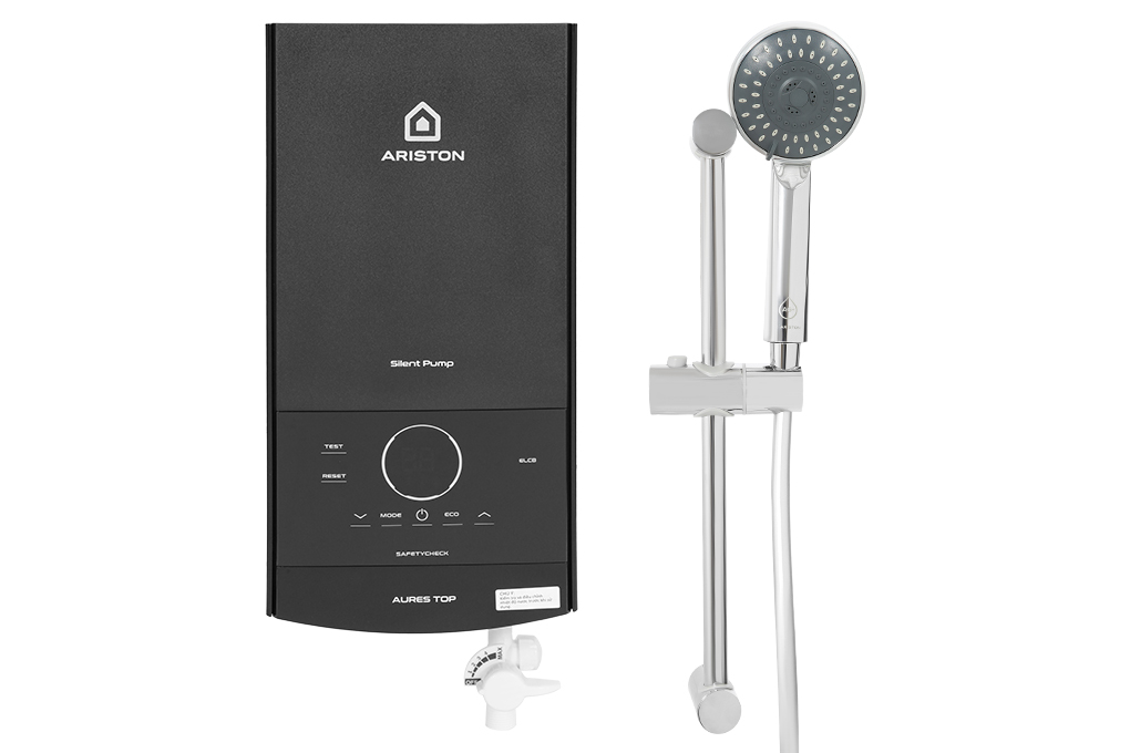 {HÀNG CHÍNH HÃNG} Máy nước nóng trực tiếp Ariston 4500W AURES TOP 4.5P