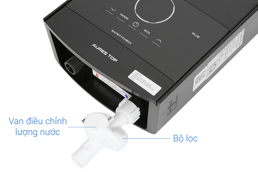 {HÀNG CHÍNH HÃNG} Máy nước nóng trực tiếp Ariston 4500W AURES TOP 4.5P