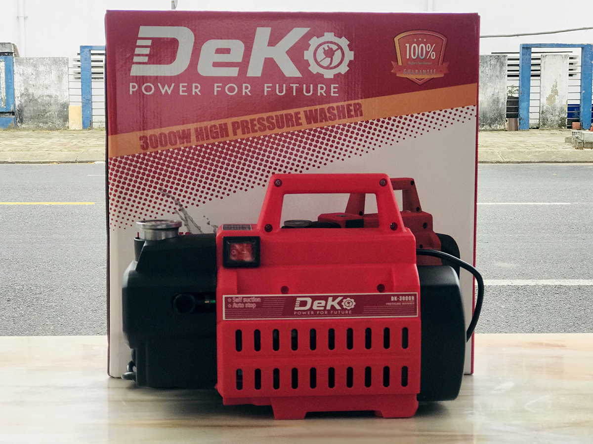 [HÀNG CHÍNH HÃNG] Máy rửa xe Deko DK-3000R (3.000W)