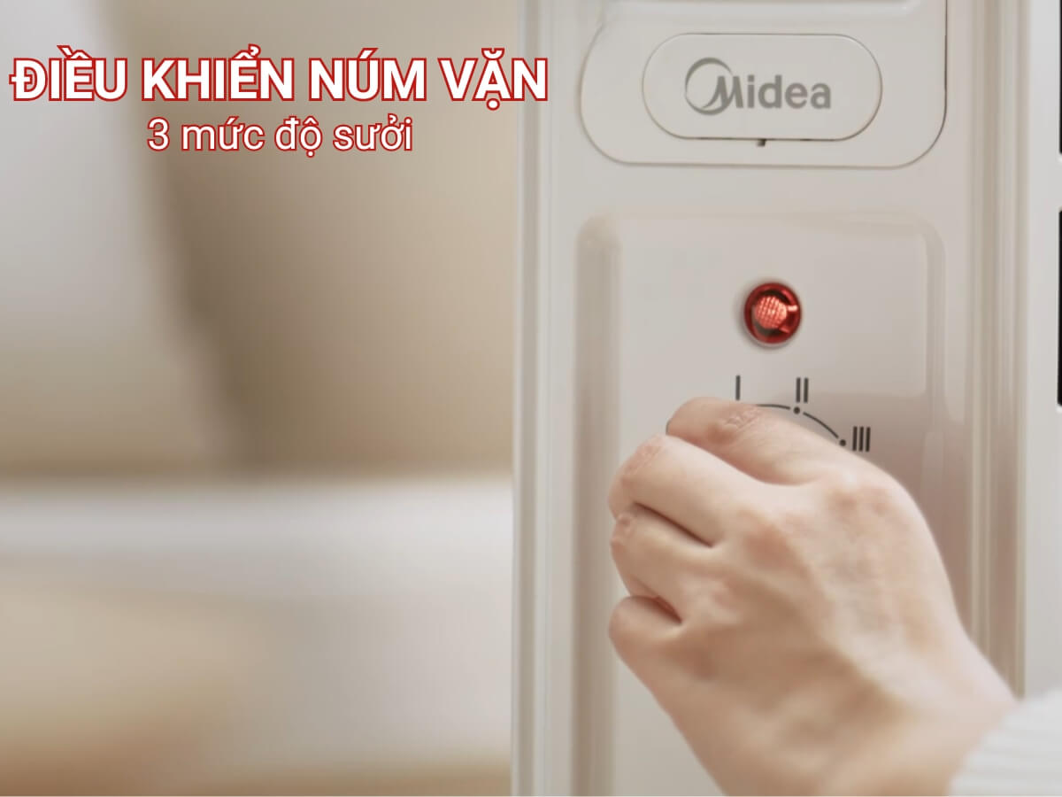 [CHÍNH HÃNG] Máy sưởi dầu Midea HYU22UA