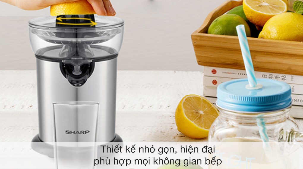Máy vắt cam Sharp EJ-J130-ST (Hàng chính hãng)
