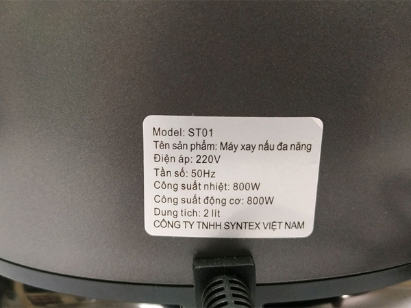 [HÀNG CHÍNH HÃNG] Máy xay nấu đa năng Syntex ST01