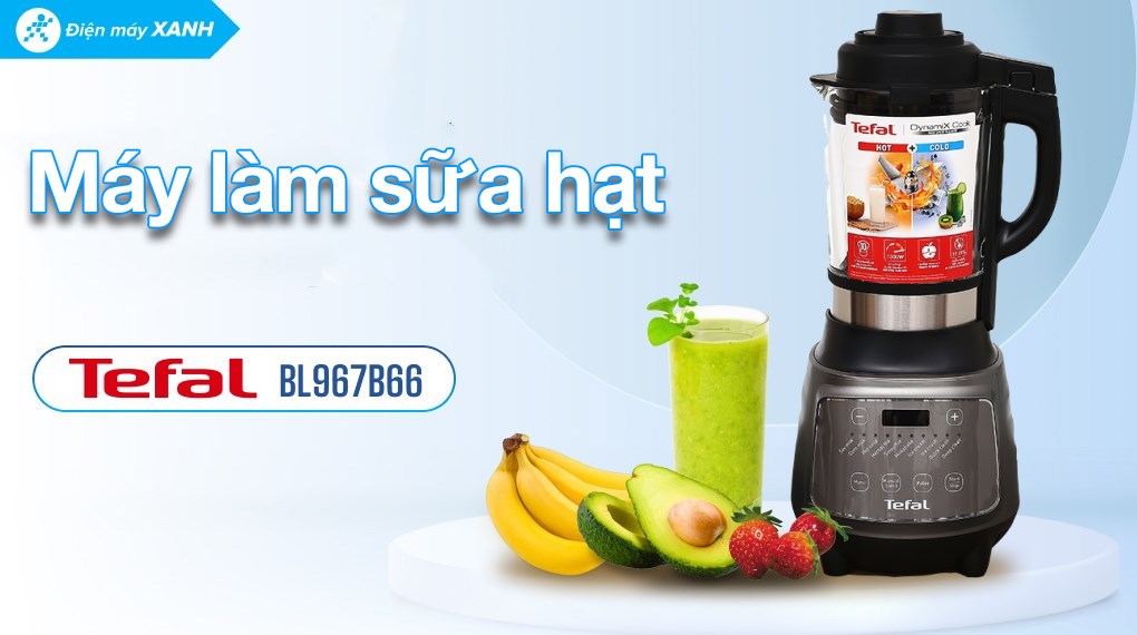 [HÀNG CHÍNH HÃNG] Máy làm sữa hạt đa năng Tefal BL967B66