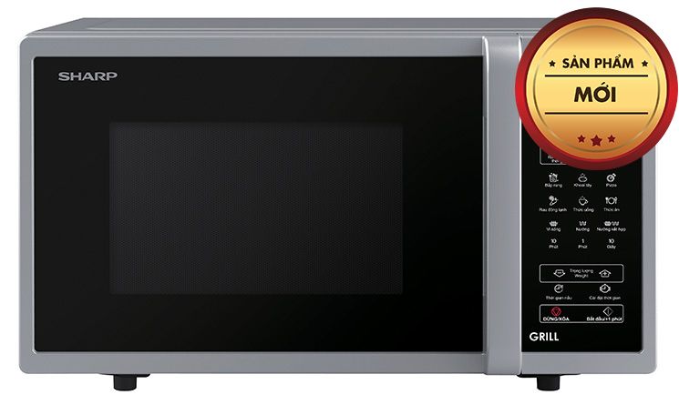Lò vi sóng có nướng điện tử Sharp R-G372VN-S 23 lít (hàng chính hãng)