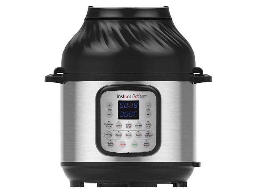 {HÀNG CHÍNH HÃNG} Nồi áp suất có chức năng chiên không dầu Instant Pot Duo Crisp AF8 8 lít - Xuất xứ Thương hiệu Canada