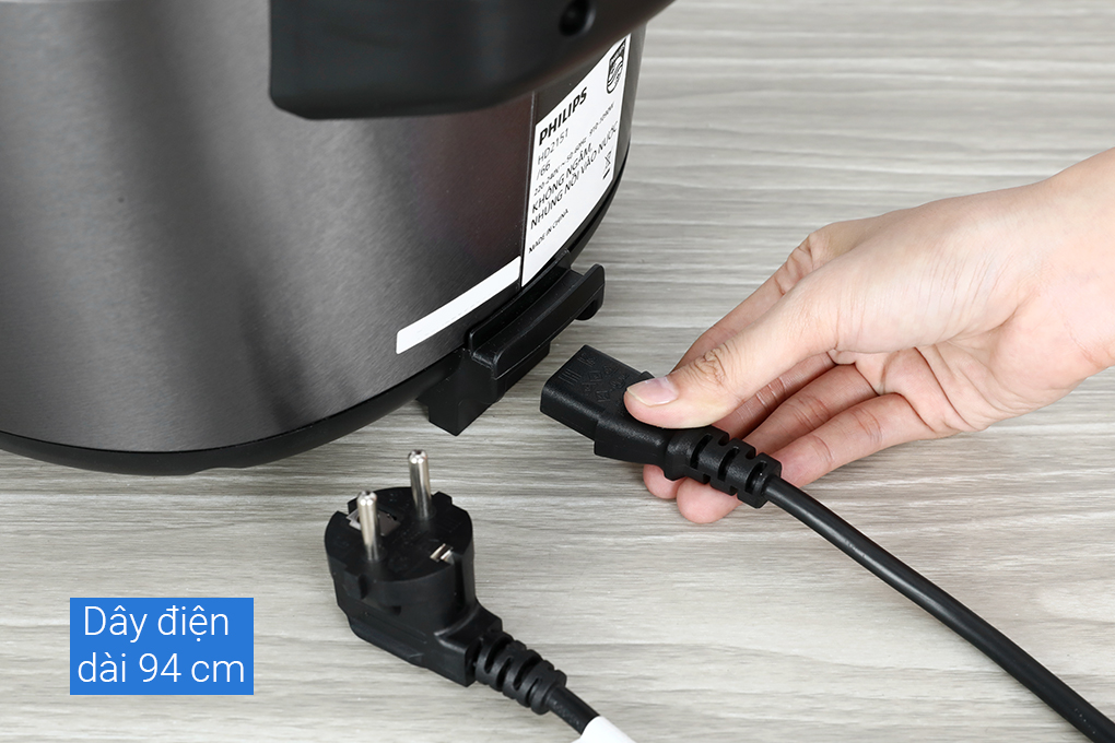 [HÀNG CHÍNH HÃNG] Nồi áp suất điện Philips HD2151/66 5 lít