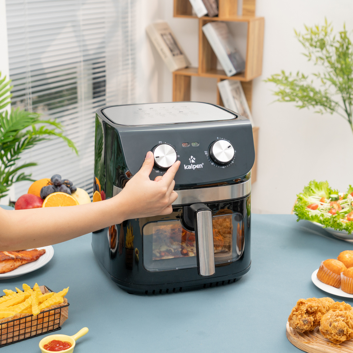 [HÀNG CHÍNH HÃNG] Nồi chiên không dầu cao cấp Kalpen F1