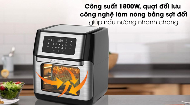 [HÀNG CHÍNH HÃNG] Nồi chiên không dầu Kalite Q10