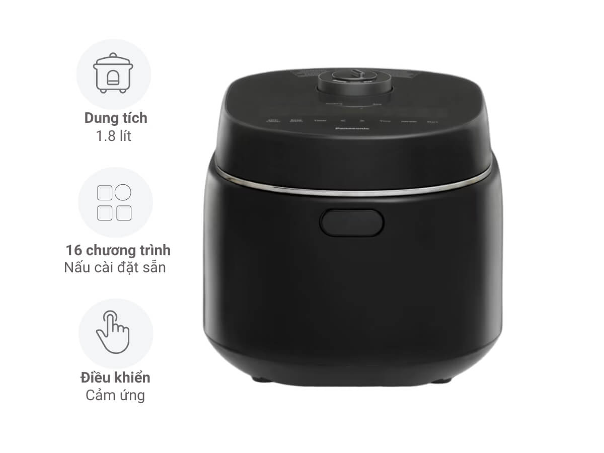 Nồi cơm điện tử Panasonic 1.8L SR-DM184KRA (Hàng chính hãng)