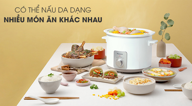 [HÀNG CHÍNH HÃNG] Nồi nấu chậm Panasonic 5 lít NF-N50ASRA