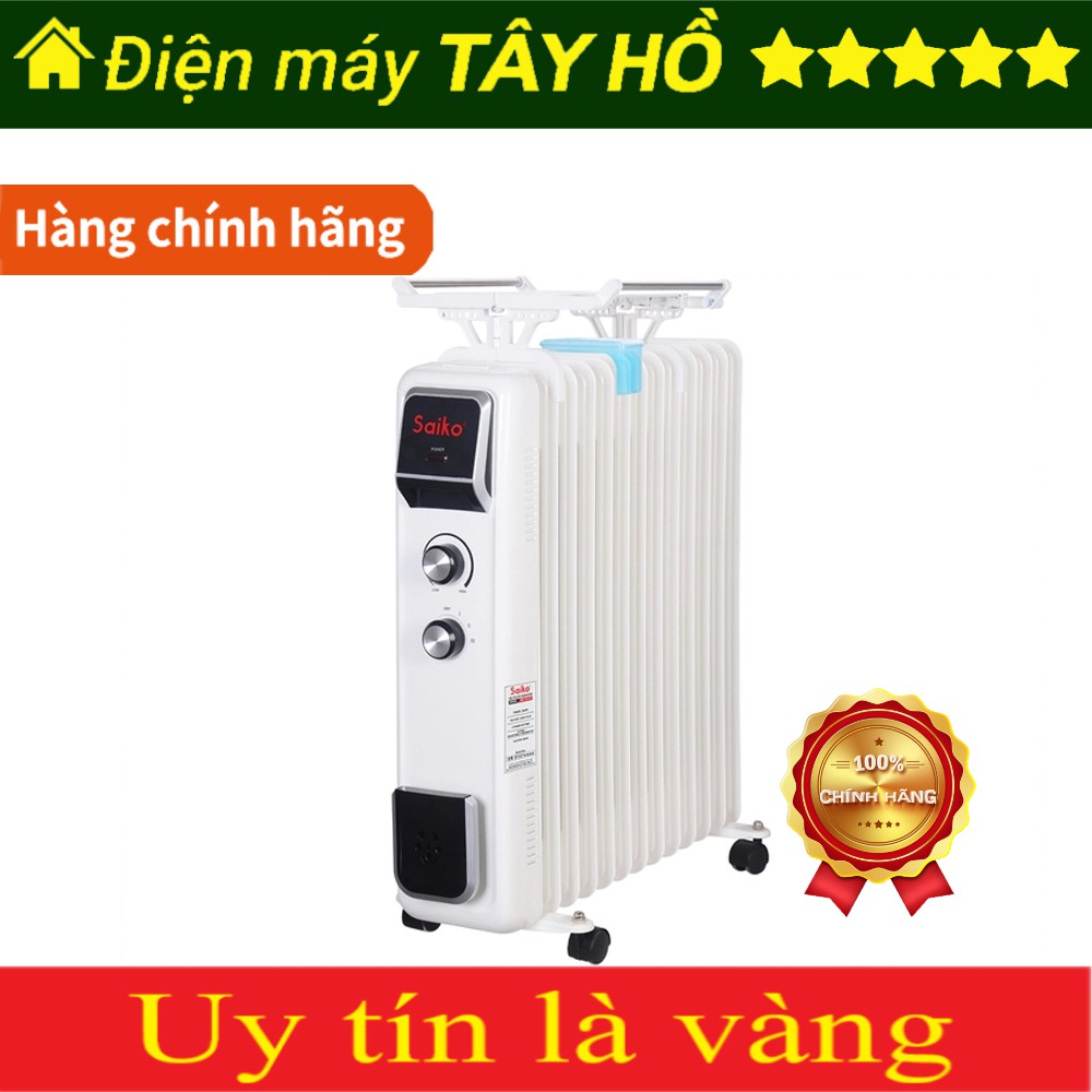 [HÀNG CHÍNH HÃNG] Máy sưởi dầu Saiko OR-7213T
