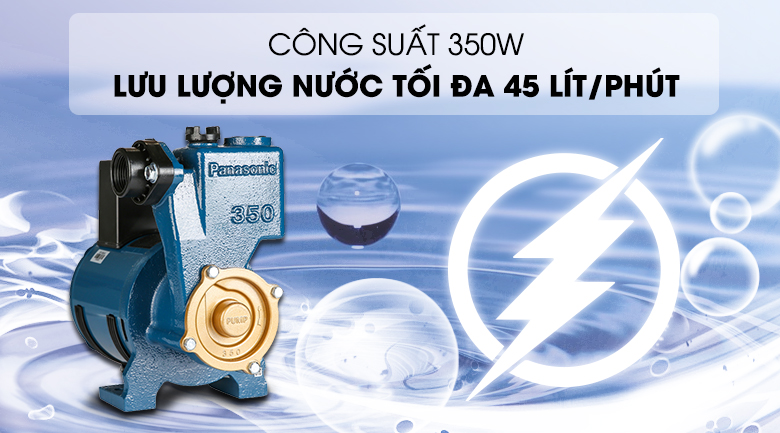 [ HÀNG CHÍNH HÃNG ] Máy bơm nước đẩy cao Panasonic GP-350JA-NV5 350W