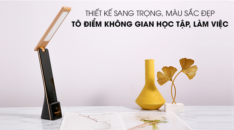 [CHÍNH HÃNG] Đèn bàn sạc LED Panasonic HHGLT0339B88L - Đen