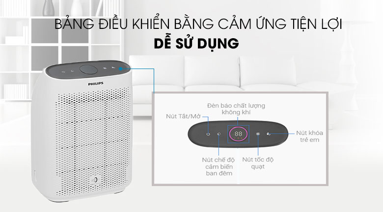 [CHÍNH HÃNG] Máy lọc không khí Philips AC1215