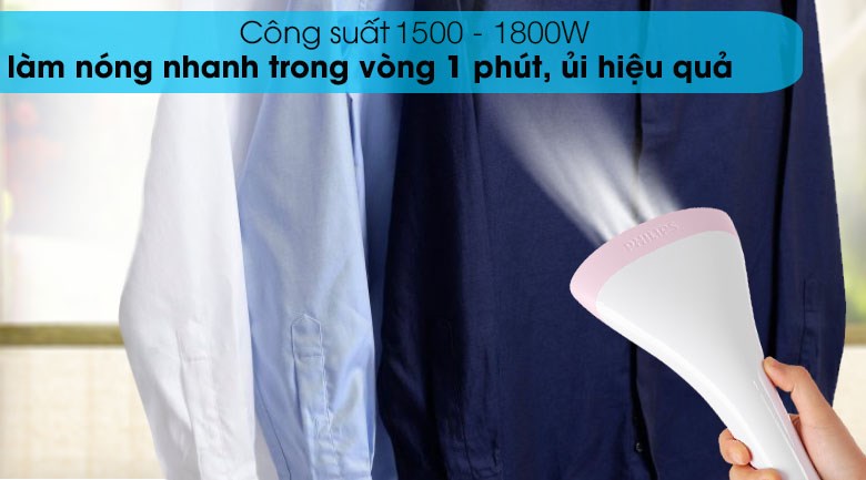 [HÀNG CHÍNH HÃNG] Bàn là cây 1800W Philips GC485/49 - Tặng thêm cầu là vải