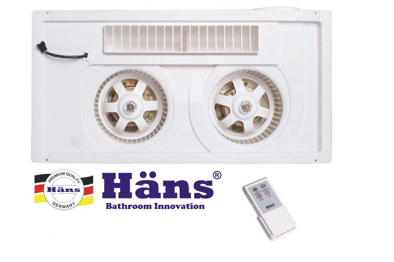 [GIẢM 50%] HANS H10S/ Quạt mát âm trần HANS H20R / HANS H20-R tích hợp thông gió có điều khiển từ xa - Hàng chính hãng
